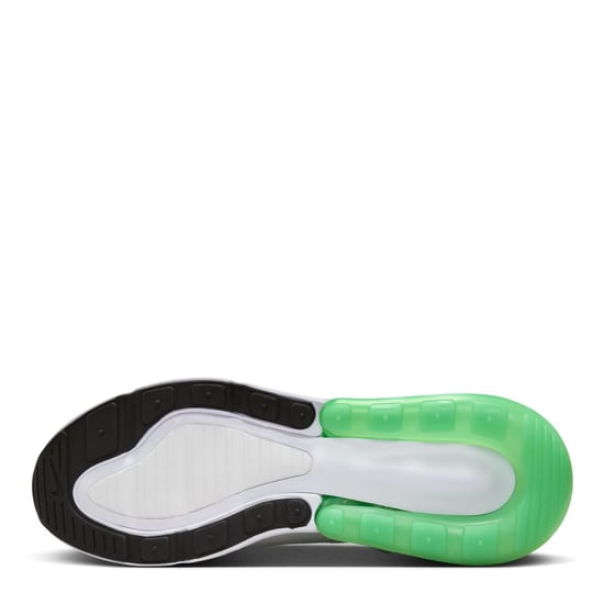 Nike Air Max 270 Trainer in Silber/Weiß/Grün - Image 6