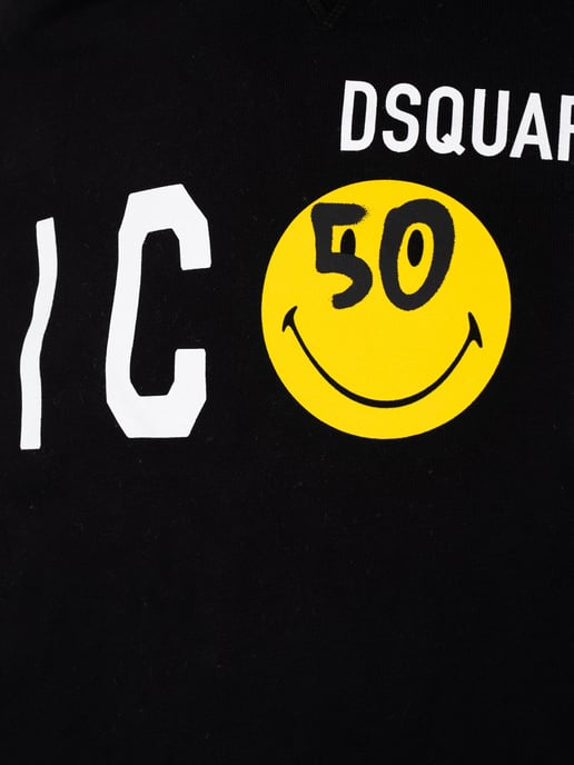 Dsquared2 Sweatshirt Smilley Herren schwarz - Image 3