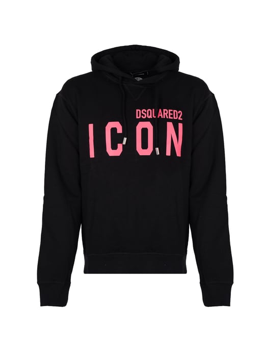 Dsquared2 Sweatshirt Icon Hoodie Herren schwarz - Image 1
