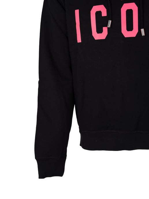 Dsquared2 Sweatshirt Icon Hoodie Herren schwarz - Image 4