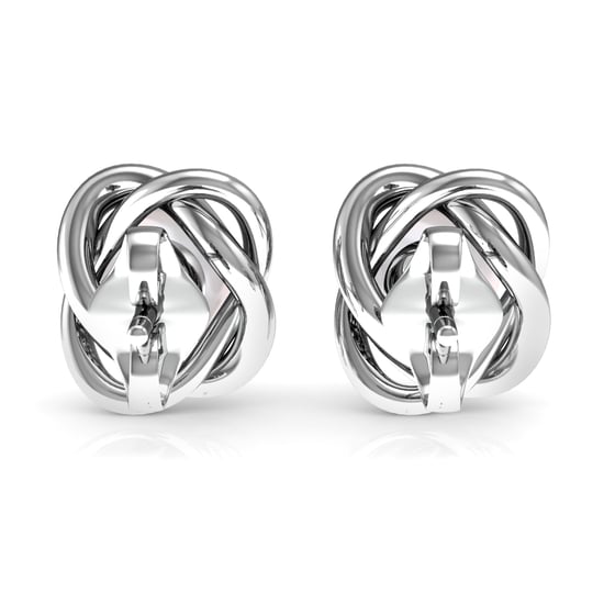 Simply Perlen-Ohrringe – Silber und Kristall - Image 3