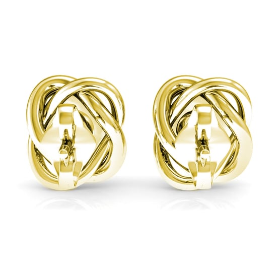 Simply Perlen-Ohrringe – Gold und Kristall - Image 3