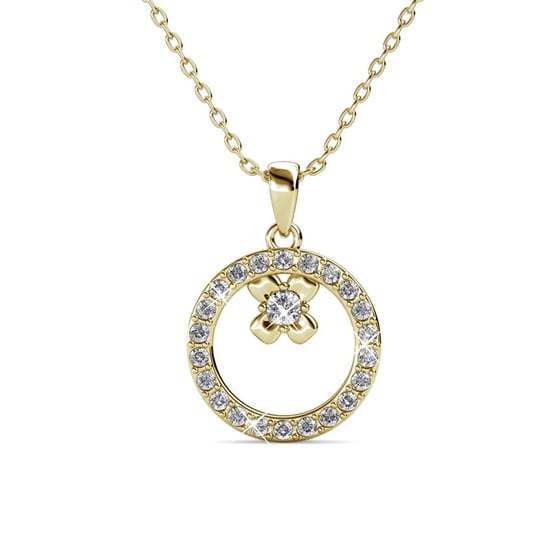 Eliza-Anhänger – Gold und Kristall - Image 1