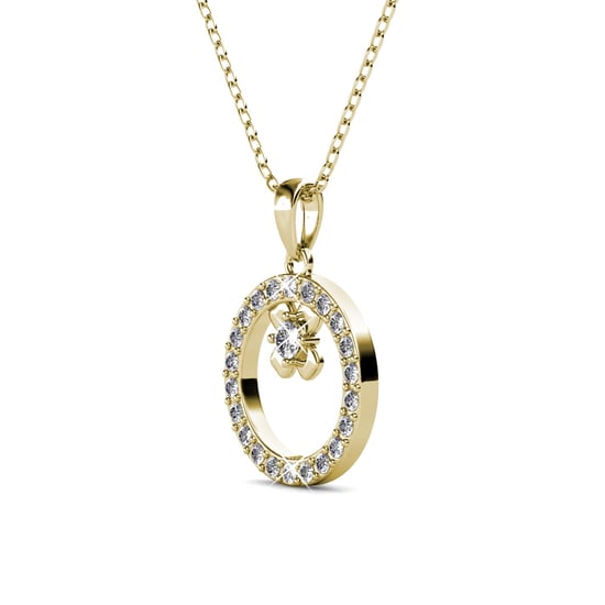Eliza-Anhänger – Gold und Kristall - Image 3