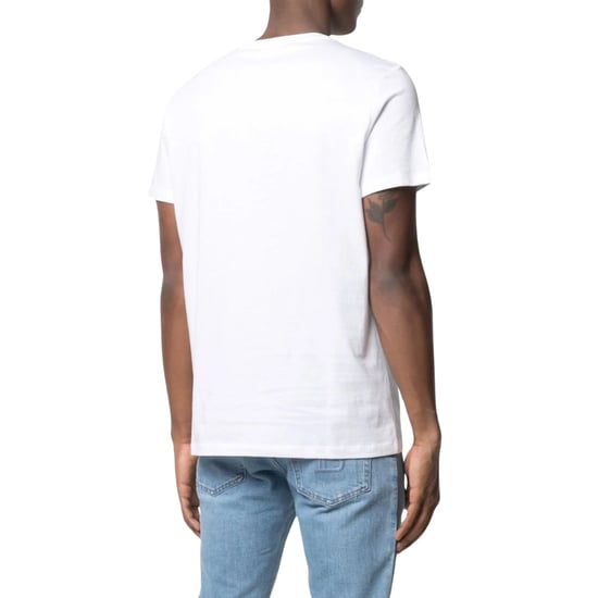 Weißes T-shirt Mit Balmain Paris-logoprägung - Image 3