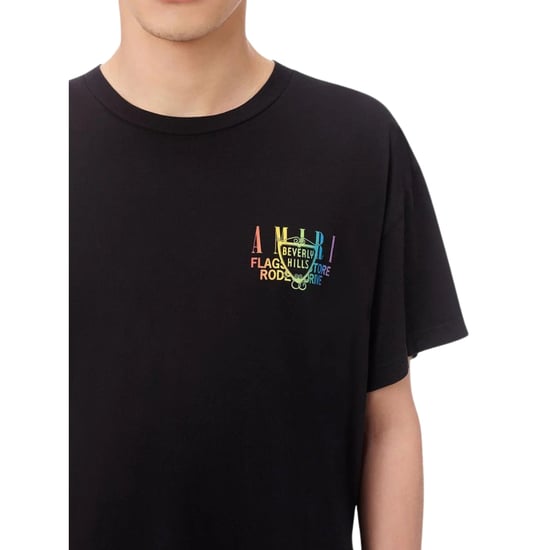 Amiri Xo Beverly Hills Schwarzes T-shirt - Image 4