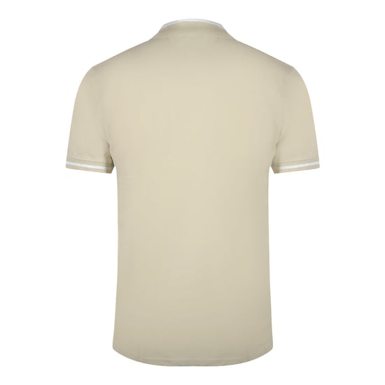 Cavalli Class Poloshirt Mit Kräftigen Streifen In Beige Und Sand - Image 2