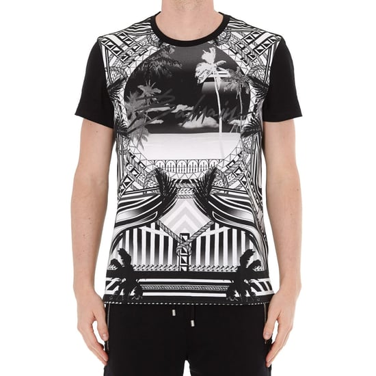 Schwarzes T-shirt Mit Balmain Resort-logo - Image 3