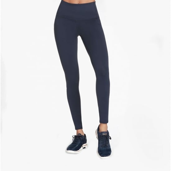 Skechers W03lg30b/nvy Goflex Damen Gym Leggings Blau Iris - Image 1