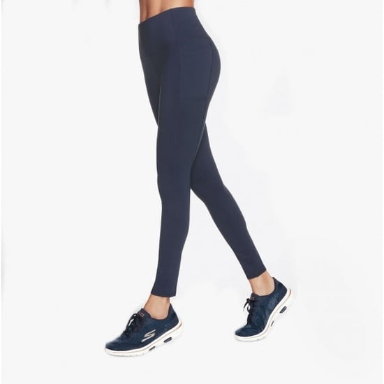 Skechers W03lg30b/nvy Goflex Damen Gym Leggings Blau Iris - Image 4