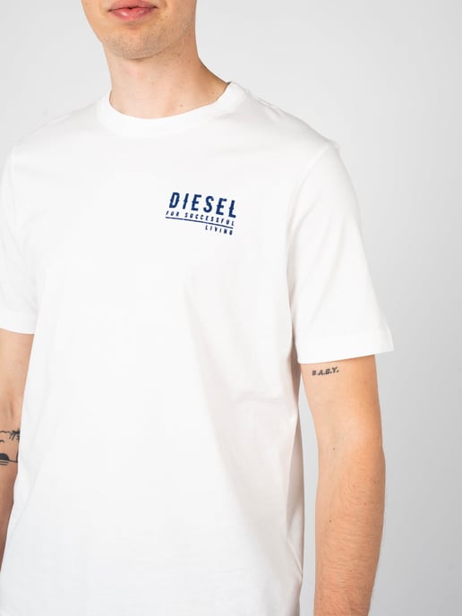 Diesel T-shirt T-Just Herren weiß - Image 4