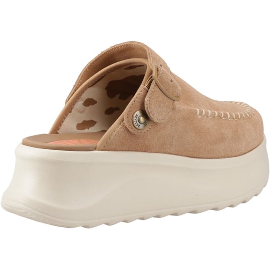 HEYDUDE Delray Wildleder Damen Clogs in Tan - Image 2