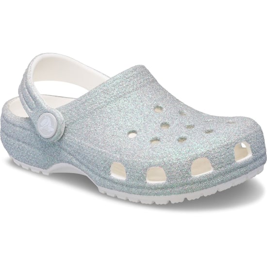 Crocs Classic Glitter Clog Thermoplastische Weiße Loafer - Image 1