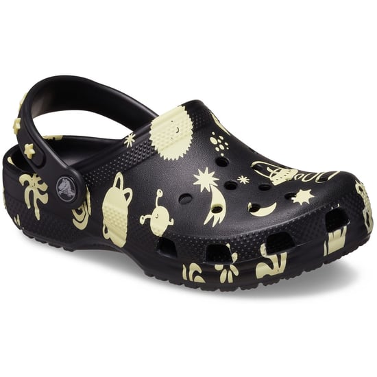 Crocs Classic Graphic Thermoplastische Schwarze Slipper - Image 1