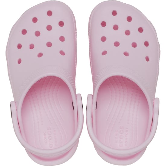 Crocs Toddler Classic Croslite Gummi Rosa Milch Loafers - Image 5