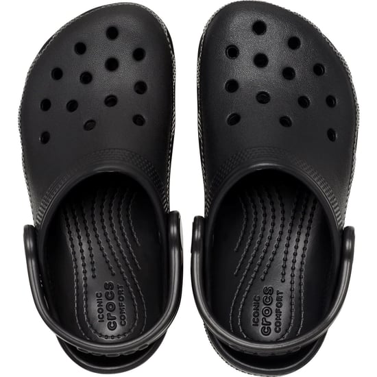 Crocs Toddler Classic Croslite Gummi Schwarz Slipper - Image 5