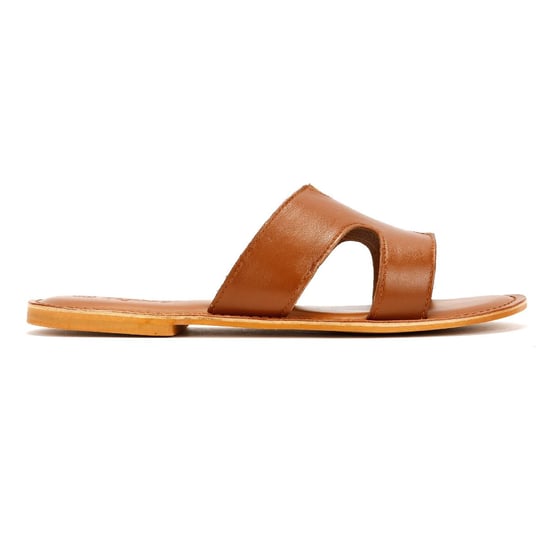 Tower Footwear Cut Out Damen Maultiere Aus Braunem Leder - Image 5