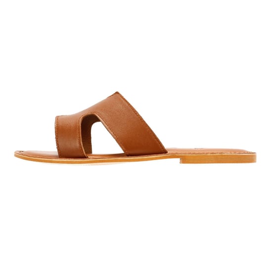 Tower Footwear Cut Out Damen Maultiere Aus Braunem Leder - Image 6
