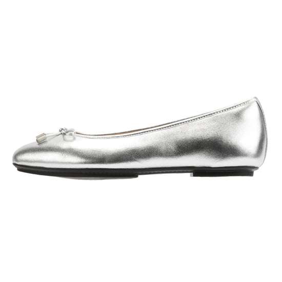 FitFlop Delicato Damen-Silber-Flats Aus Leder - Image 6