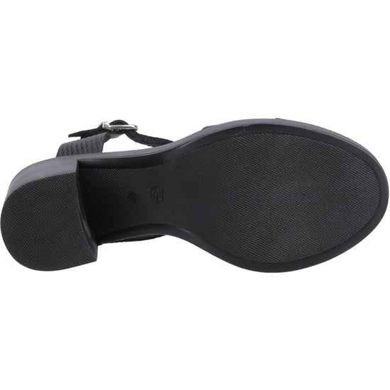 Hush Puppies Georgia Damen Sandalen Aus Schwarzem/Schlangenleder - Image 3