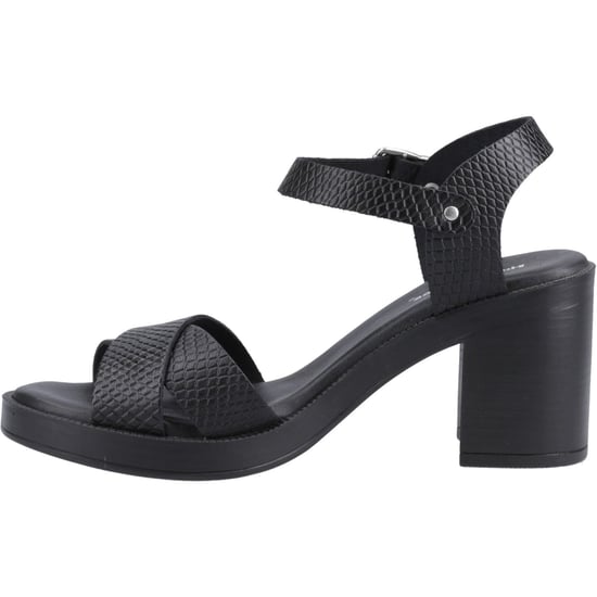 Hush Puppies Georgia Damen Sandalen Aus Schwarzem/Schlangenleder - Image 4