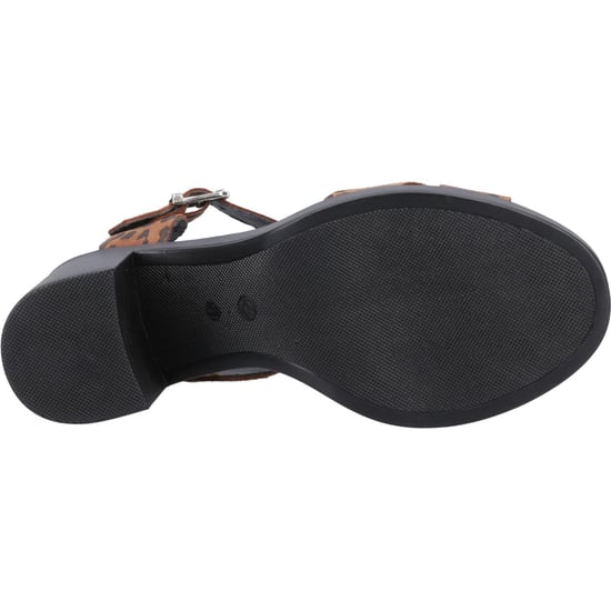 Hush Puppies Georgia Damen Sandalen Aus Leder Mit Leopardenmuster - Image 3