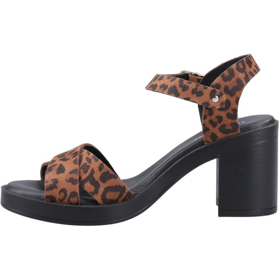 Hush Puppies Georgia Damen Sandalen Aus Leder Mit Leopardenmuster - Image 4
