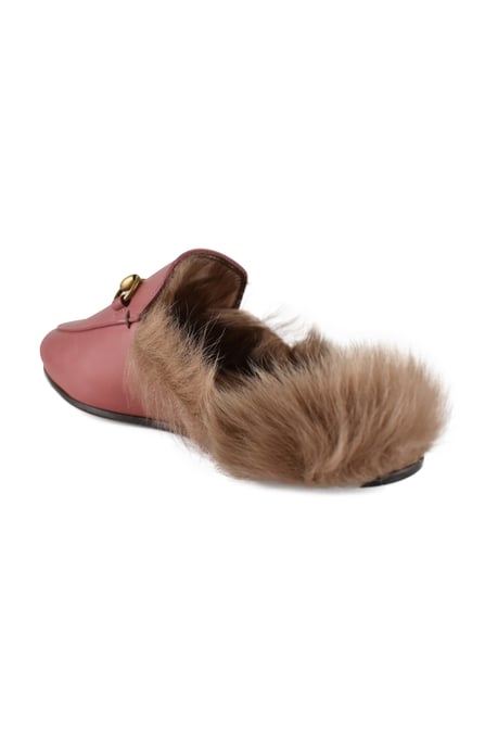 Gucci Princetown Pantoletten Rosa - Image 3
