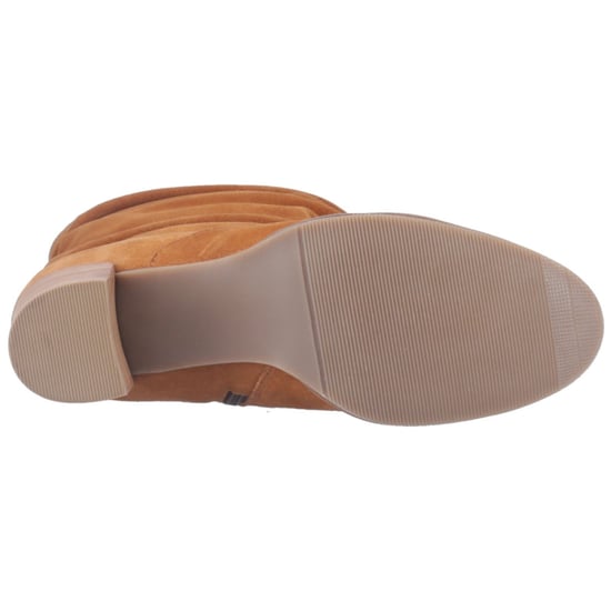 Hush Puppies Cosima Damenstiefel in kniehohen beigefarbenen Wildleder mit Absatz - Image 3