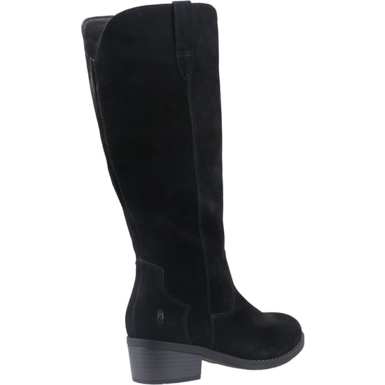 Hush Puppies Isabella Damen Veloursleder Stiefel mit hohem Absatz in Schwarz - Image 2