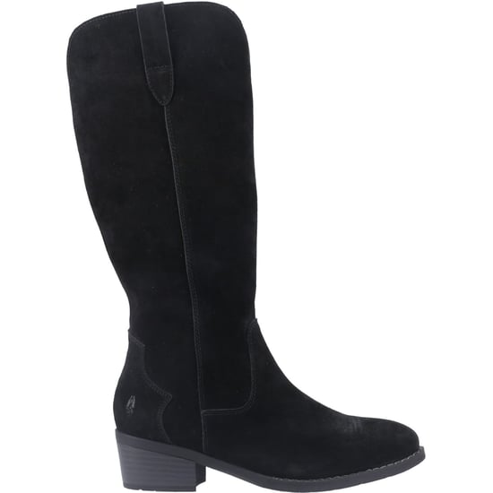 Hush Puppies Isabella Damen Veloursleder Stiefel mit hohem Absatz in Schwarz - Image 5