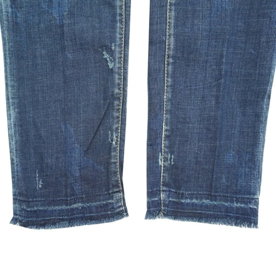 Dsquared2 Cool Guy Jean Blaue Ausgefranste Jeanshose - Image 3