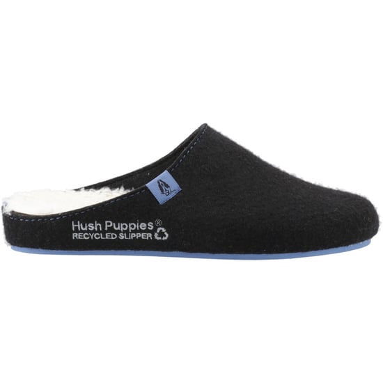 Hush Puppies The Good Slipper 90 % recyceltes RPET-Polyester Herrenschlappen in Schwarz/Blau - Image 5