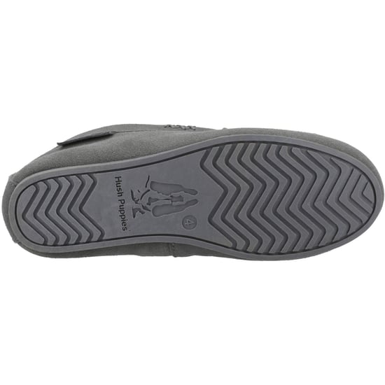 Hush Puppies Annie Mokassin Wildleder Damen Grau Hausschuhe - Image 3