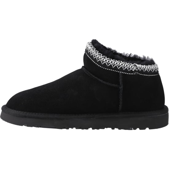 Hush Puppies Sloane Damen Wildleder Hausschuhe in Schwarz - Image 4