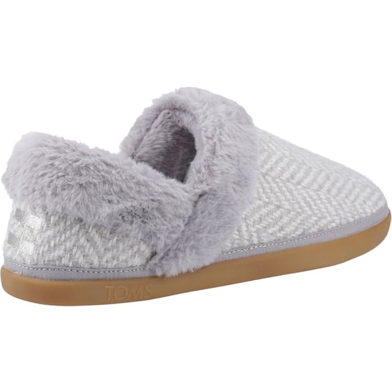 TOMS Oslo Polyester Damen Hausschuhe in Drizzle Grey - Image 2