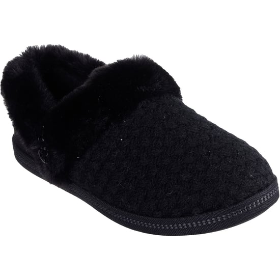 Skechers Cozy Campfire Frosty Promise Damen Hausschuhe Aus Polyester In Schwarz - Image 1