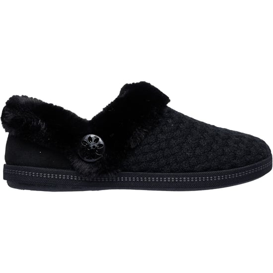 Skechers Cozy Campfire Frosty Promise Damen Hausschuhe Aus Polyester In Schwarz - Image 2
