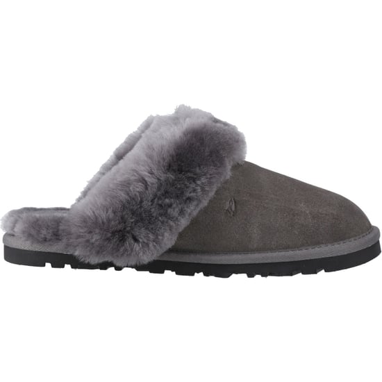 Hush Puppies Samantha Damen Hausschuhe aus Wildleder in Grau - Image 5