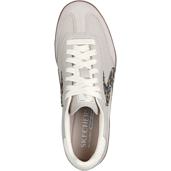 Skechers Hotshot Glitzernde Punkte Damen Taupe Sneakers - Image 3