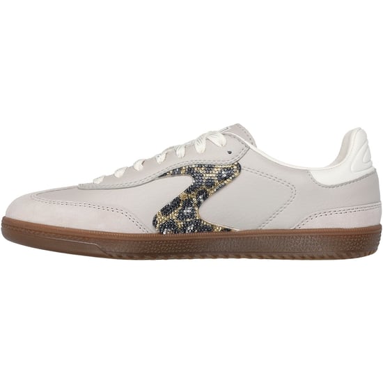 Skechers Hotshot Glitzernde Punkte Damen Taupe Sneakers - Image 4