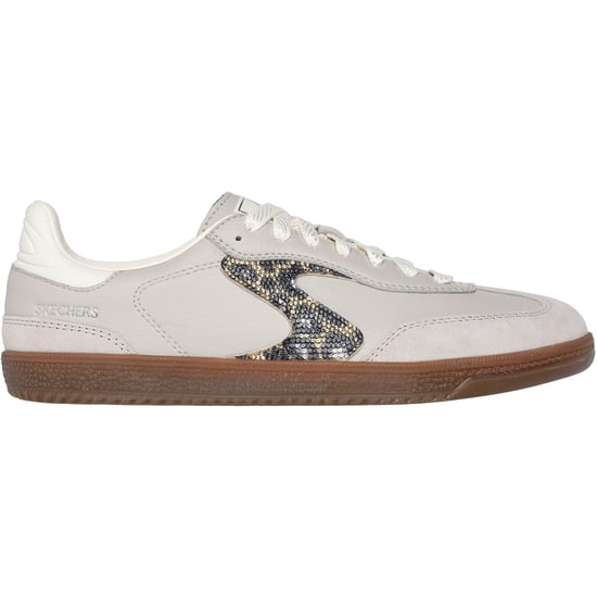 Skechers Hotshot Glitzernde Punkte Damen Taupe Sneakers - Image 5