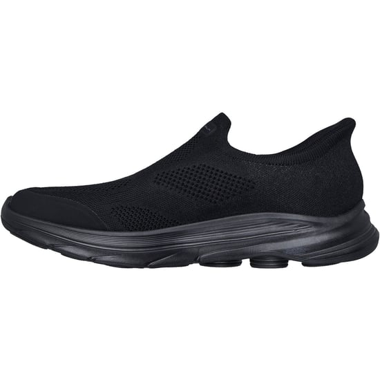 Skechers Go Walk 8 Pelayo Textile Herrenschwarze Sneakers - Image 4