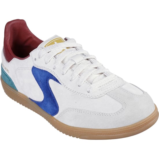 Skechers Hotshot For The Win Leder Damen Schuhe Hellgrau/Mehrfarbig - Image 1