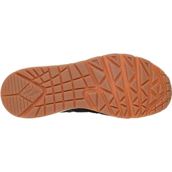 Skechers Uno Vintage Dayz Damen Sneaker Aus Schwarzem Leder - Image 2