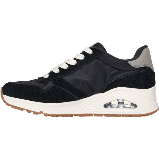 Skechers Uno Vintage Dayz Damen Sneaker Aus Schwarzem Leder - Image 4
