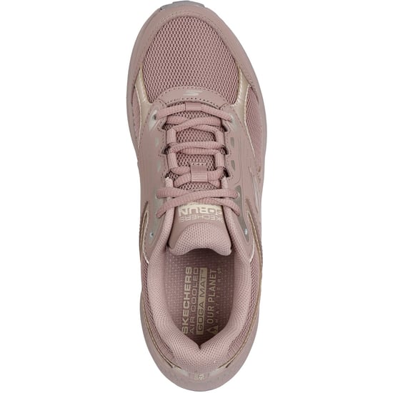 Skechers GO RUN Consistent 2.0 Advantage Damen Sneaker Aus Hellem Braunem/goldenem Leder - Image 3