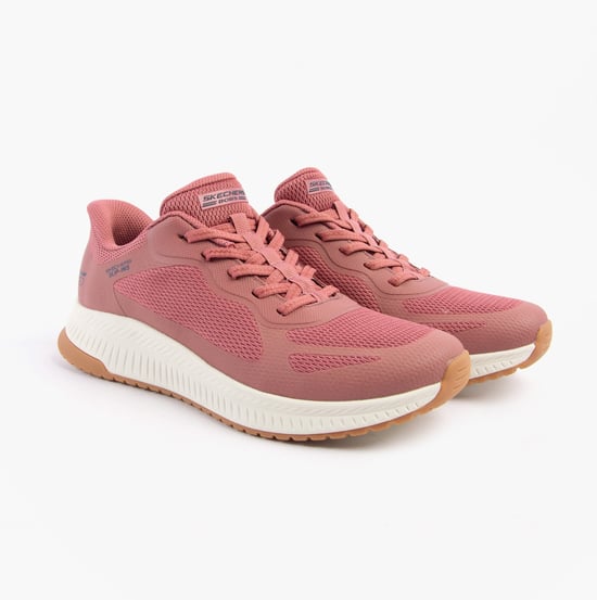 Skechers Bobs Squad 4 - Klassische Damen Sneakers Rosé - Image 2