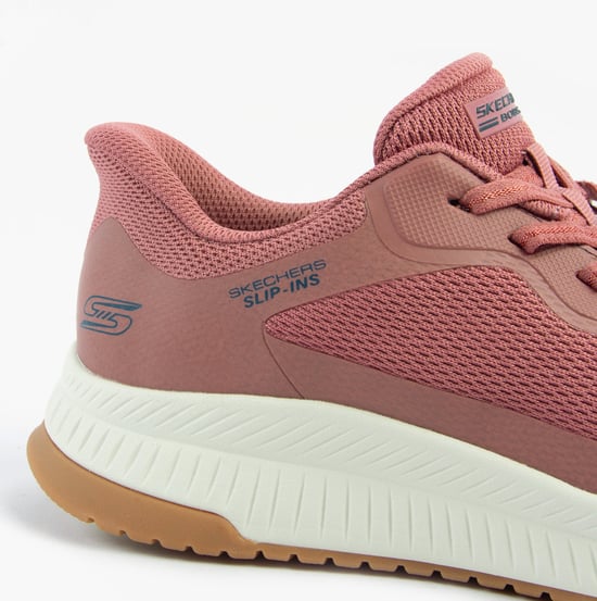 Skechers Bobs Squad 4 - Klassische Damen Sneakers Rosé - Image 6