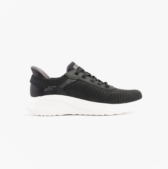 Skechers Bob Squad Chaos - Solid Step Herren-Sneakers - Schwarz - Image 1